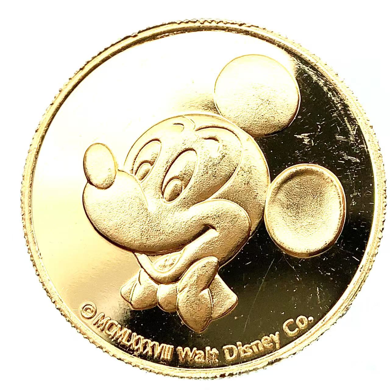 ディズニー金貨 ミッキー 東京ディズニーランド 24金 純金 7.7g コイン イエローゴールド コレクション Gold
