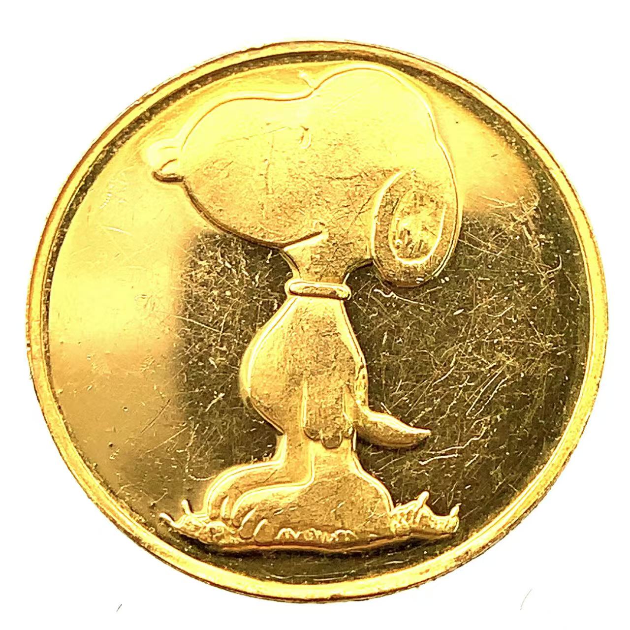 楽天市場】【中古】ニッセイ スヌーピー 金貨 K18 コイン
