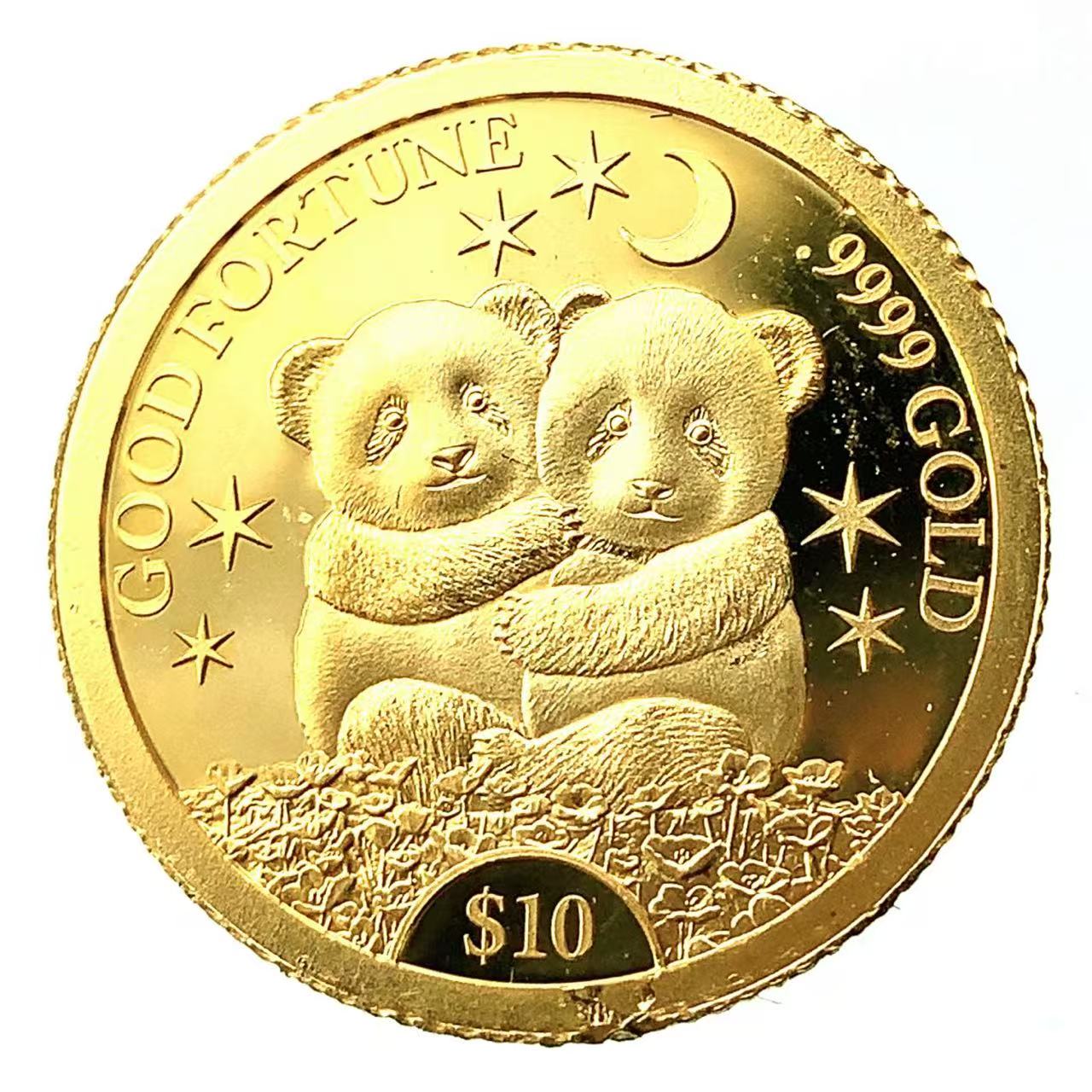 パンダ金貨 クック諸島 24金 純金 2021年 1.2g コイン GOLD コレクション 美品|39宝飾販売店