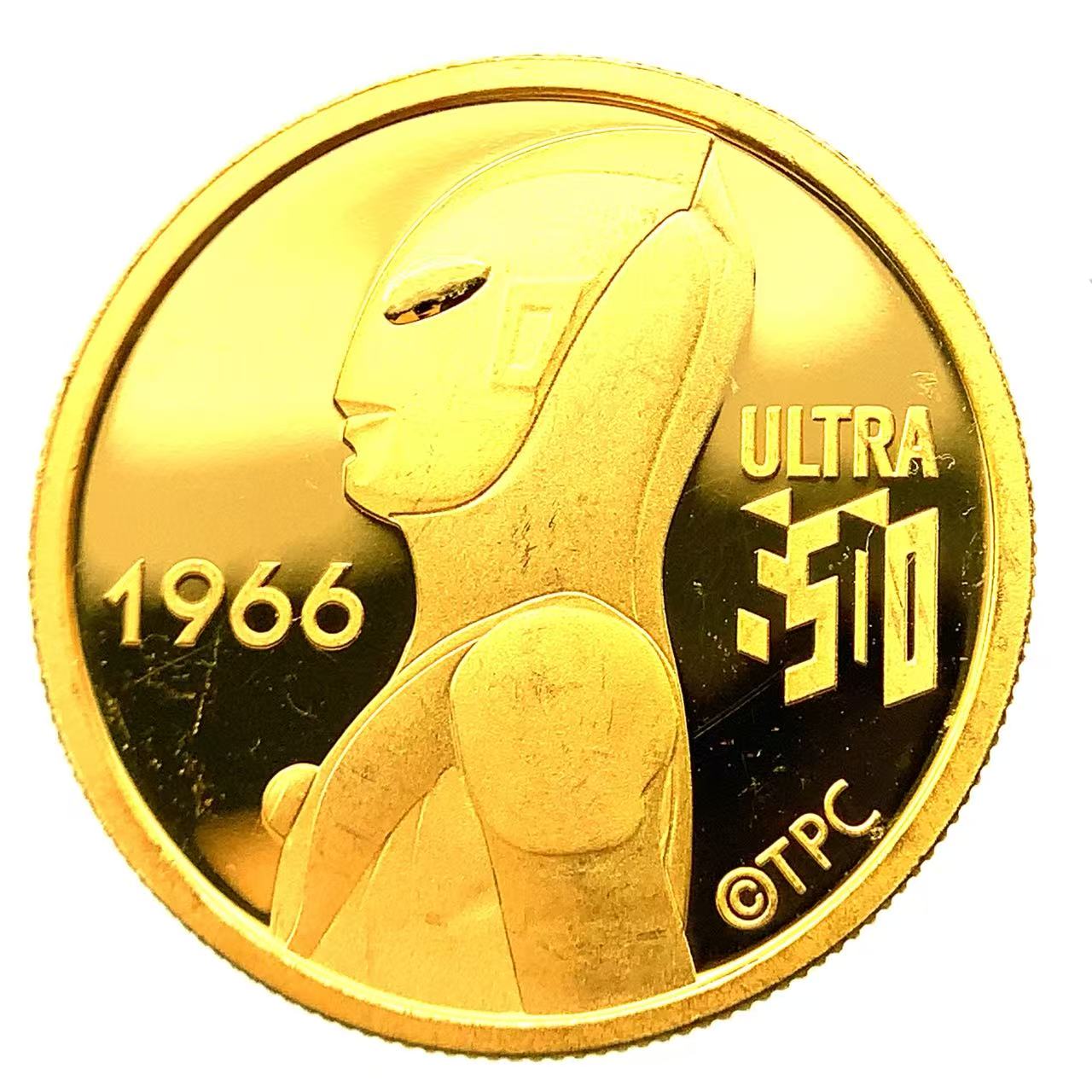 【希少品】ウルトラマン金貨 ツバル 2007年 24K 40周年記念　泰星コイン 泰星コイン・鋳造オーストラリア/発行ツバル・ ウルトラマン40