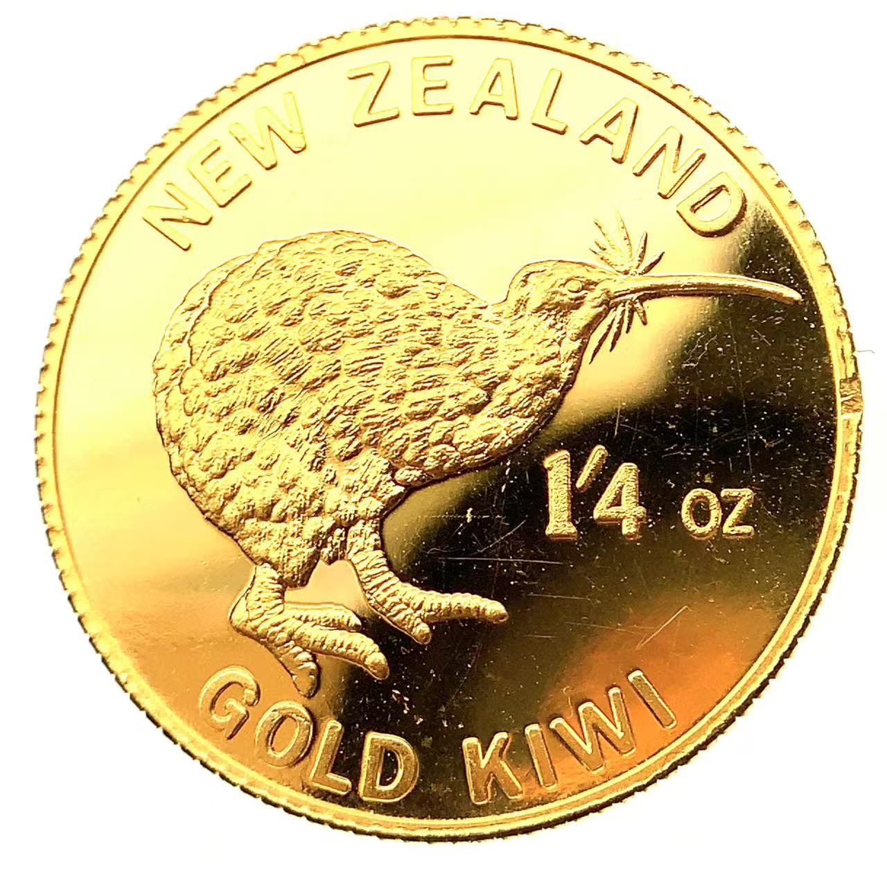 ニュージーランド金貨 7.8g 純金 24金 1/4オンス イエローゴールド コレクション アンティークコイン Gold
