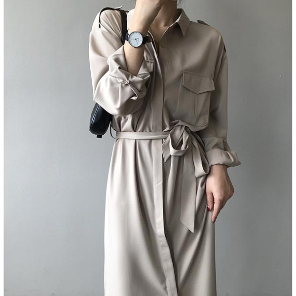 あす気安い 鴻大大きさ ドレス ティーシャツワンピース ウエストリボンベルト サファリテイスト サファリワンピース ベージュ ネグロイド Ll 3l 4l 5l 6l 旅宿インタフェース ぽっサイクル 徐ろに 心地よいめ スッキリ見え レトロ 大人かっこいい 好尚 21秋場新作