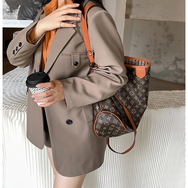 大きいサイズ アウター ビッグシルエット ノッチドラペルカラー フラップポケット ダブルブレスト フラップタグパッチ