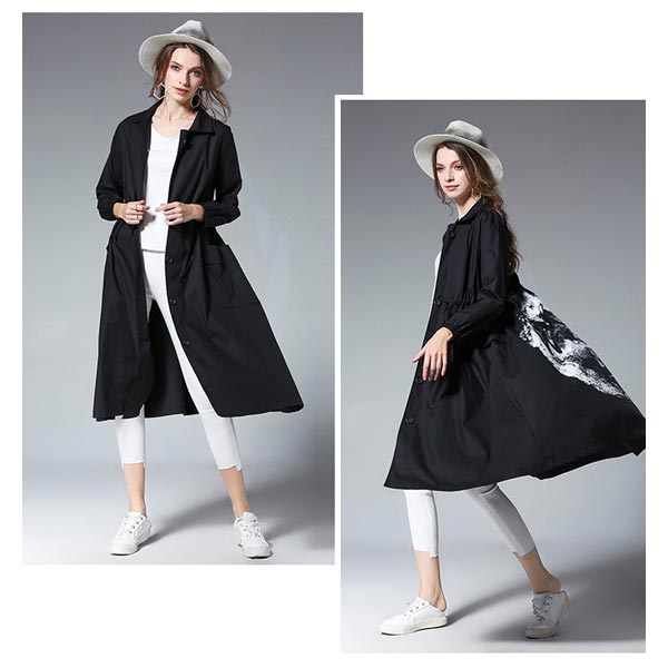 大きいサイズ 個性的 コート ウィンドブレーカー 秋 インポート アウトドア ロング丈 Ll 大人 4l シャツ 3l 5l