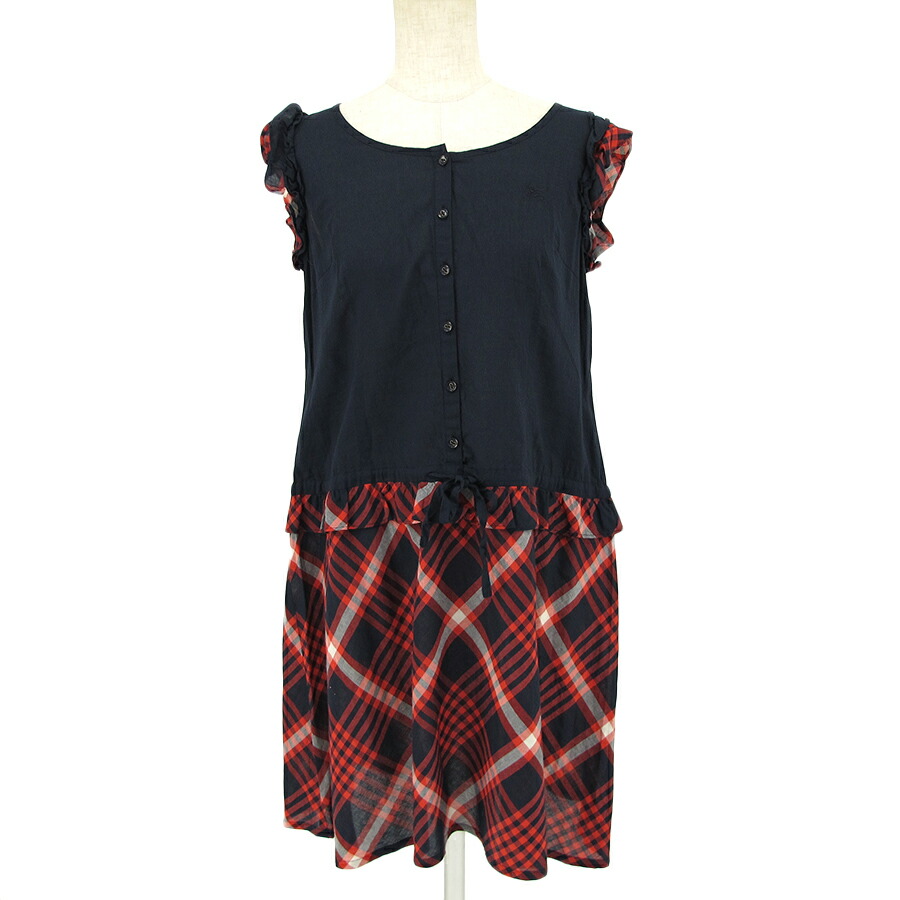 50 Off 中古 バーバリーブルーレーベル ワンピース Aランク 質屋さのや 店 新発 Gmsaz Com