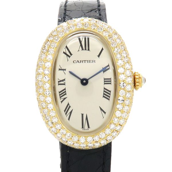 カルティエ ベニュワール W:22&times;H:32mm WB500431 レディース 腕時計【Aランク】【中古】｜質屋さのや　店