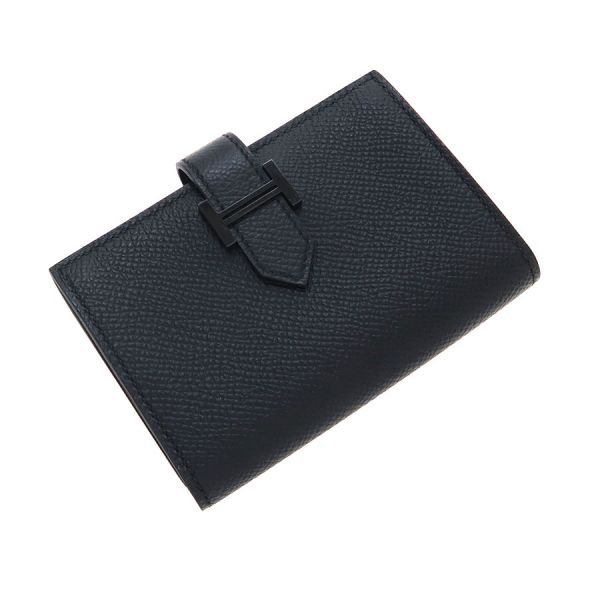 エルメス ベアンカードケース/ソーブラック 【Aランク】【中古】｜質屋さのや　店