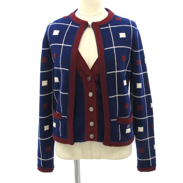 ブランド販売なら質屋さのや バッグ 時計 宝石 古着 毛皮 雑貨の通販サイト 中古 シャネル Bランク 質屋さのや 店 アンサンブル 06aアンサンブル 中古 06aアンサンブル シャネル