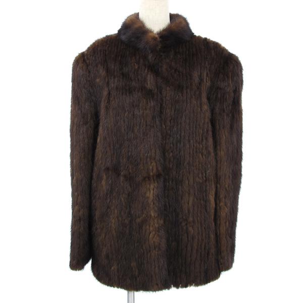 楽天市場】美品▽メンズ用 MINK ミンク×レザー ダブルタイプ 金