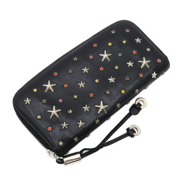 ジミーチュウ ラウンドファスナー長財布 【Bランク】【中古】