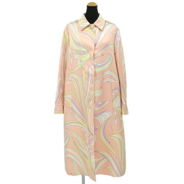 未使用エミリオプッチEMILIO PUCCI Italy製ロングコート38 EMILIO PUCCI(PUCCI)(エミリオプッチ) コート サイズ38 S レディース美