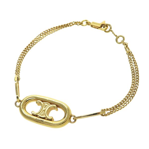 楽天市場】CELINE セリーヌ ブレスレット Triomphe Bracelet 46S906BRA
