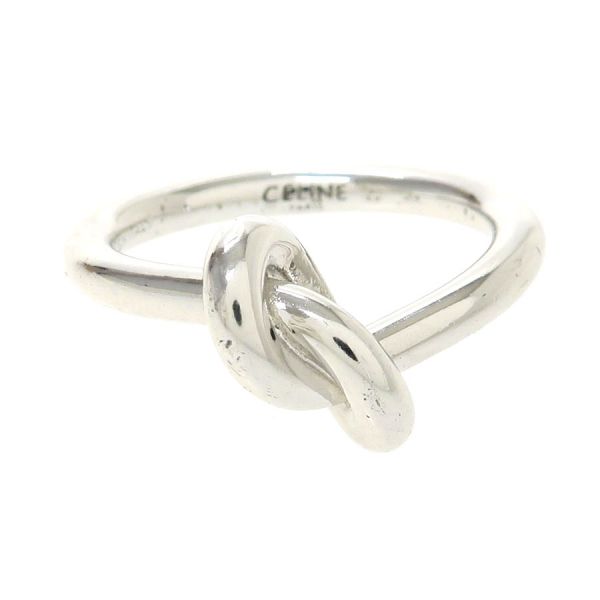 CELINE ノットリング ゴールド/シルバー □CELINE□ セリーヌ ノット リング シルバー (CELINE/指輪