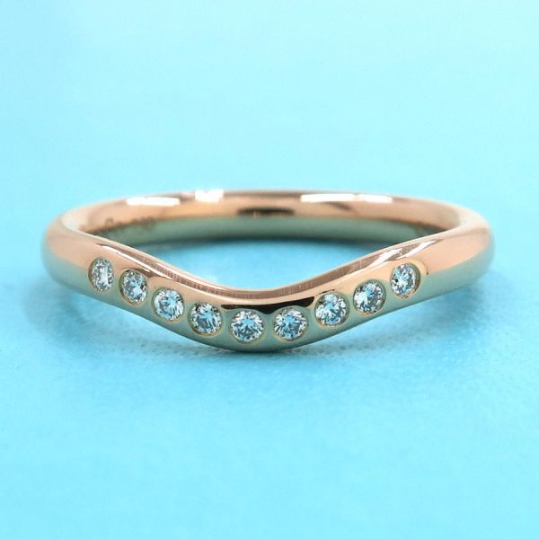 Tiffany カーブドバンドリング Pt950 #13 ティファニー Tiffany & Co リング 指輪 カーブド バンドリング