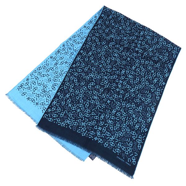 エルメス カシミヤシルクストール  【A序列付ける】【中古】