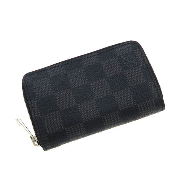 ルイヴィトン ダミエ グラフィット･ジッピー･鋳貨銭入れ  N63076【A価値づける】【中古】