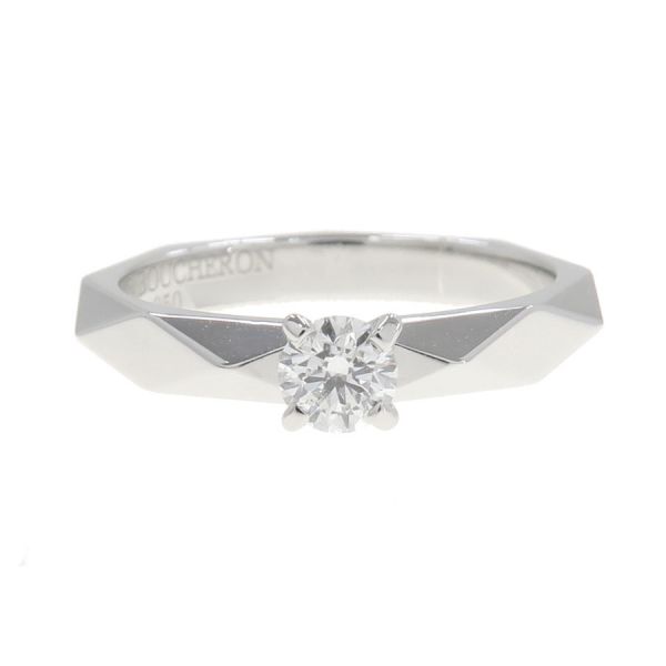 ブシュロン ファセットソリテールリング/D0.20ct#48(日本サイズ8号近辺) 【無料ギフトラッピング】【Aランク】【中古】|質屋さのや 店