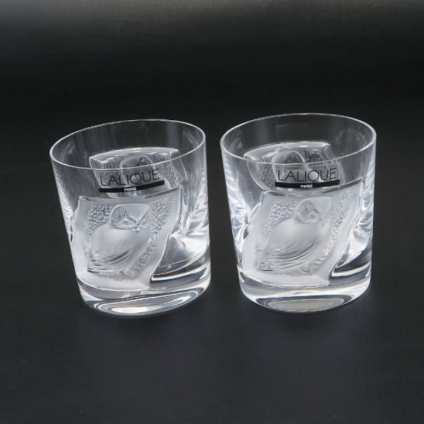 ラリック ユロット･ショットグラス×2 【Aランク】【中古】