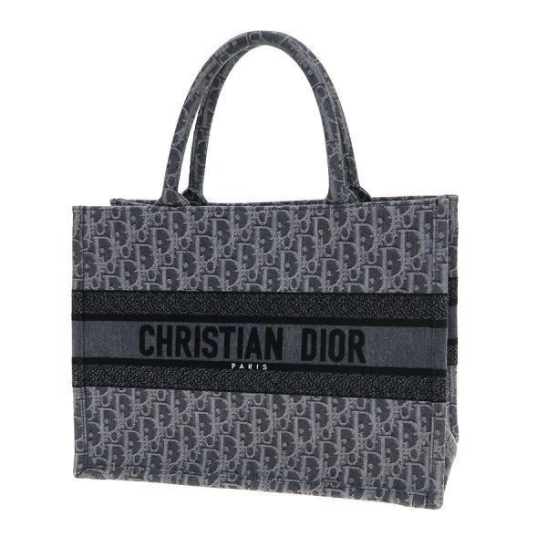 クリスチャン・ディオール Dior Book Tote バッグ ミディアム/デニム  M1296ZEYC_M90E【Aランク】【中古】