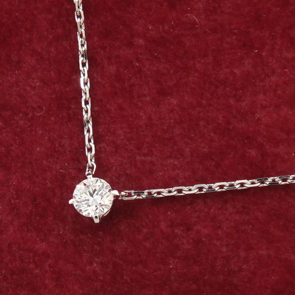 カルティエ 1895ダイヤネックレス/D0.19ct 【無料ギフトラッピング】【Aランク】【中古】