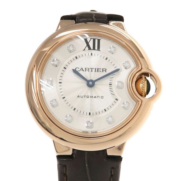 カルティエ バロンブルードゥカルティエ33mm 33mm WE902063 レディース 腕時計【Aランク】【中古】｜質屋さのや　店