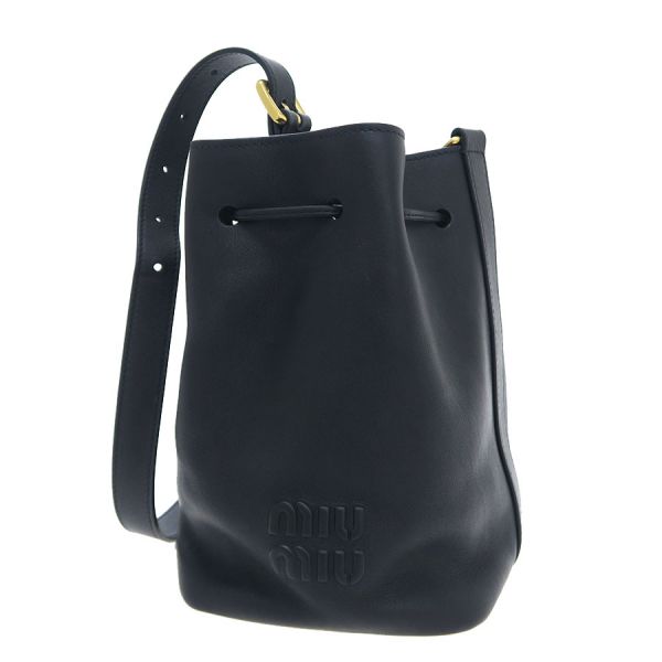 ミュウミュウ なめし革井戸釣瓶･肩部  5BE090【A価値づける】【中古】