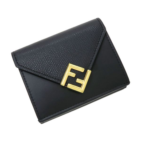 フェンディ FF金剛石紙入れ  8M0480ALV4F0KUR【A位置づける】【中古】