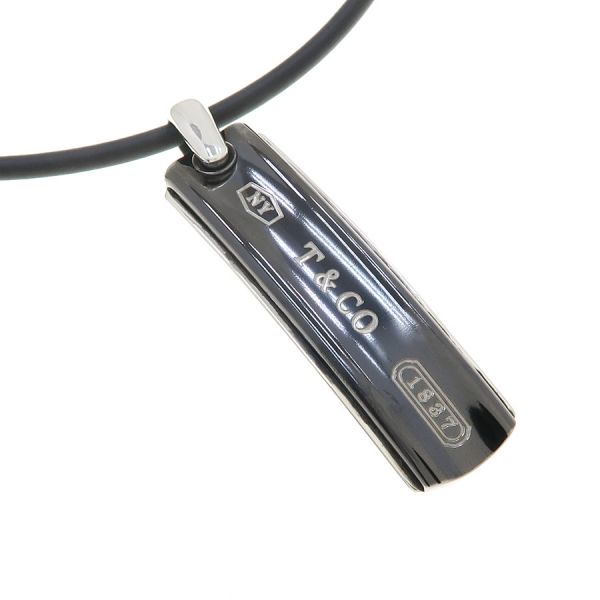ティファニー 1837バーコードネックレス/チタン 【無料ギフトラッピング】【Aランク】【中古】