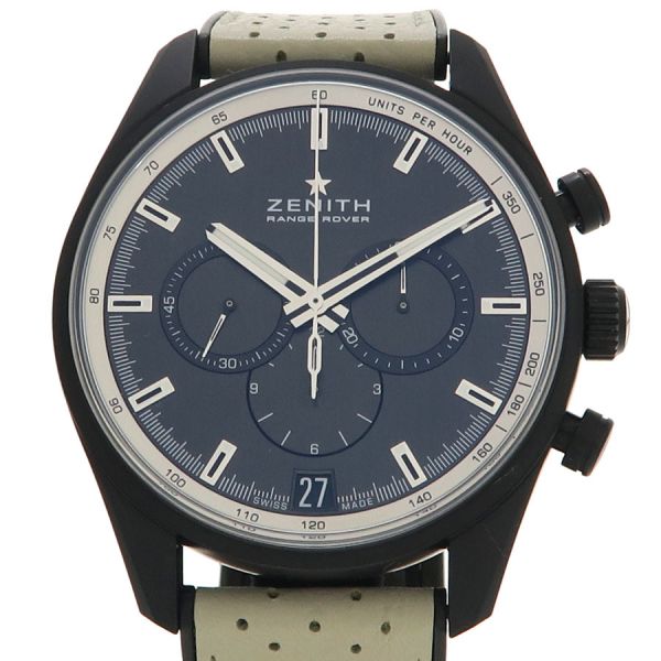 ゼニス エルプリメロ クロノマスター レンジ 42mm 24.2040.400/27.R797 メンズ 腕時計【Aランク】【中古】