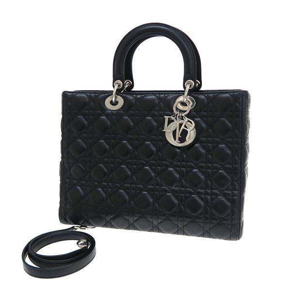 クリスチャン・ディオール Lady Dior バッグ ラージ 【Aランク】【中古】 159,885円