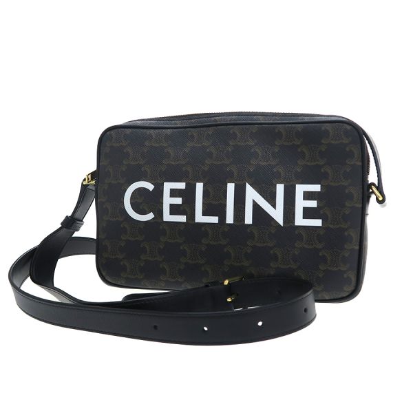 セリーヌ ミディアム メッセンジャーバッグ/CELINEプリント 194502CIM.38OG【Aランク】【中古】