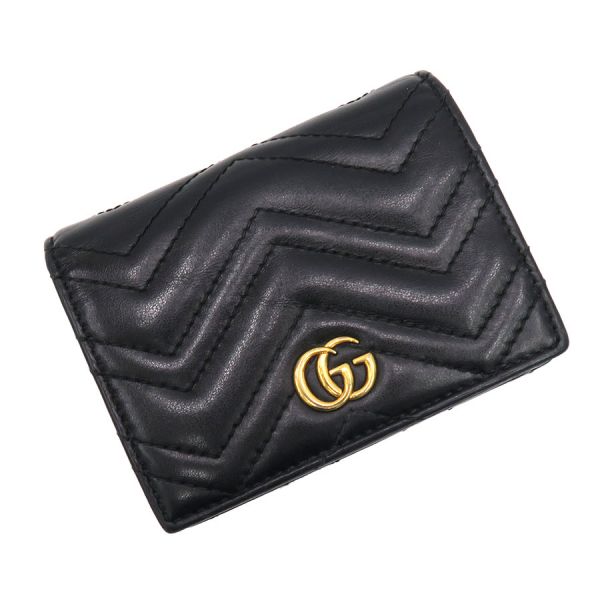グッチ GGマーモント・コンパクトウォレット 466492【Bランク】【中古】
