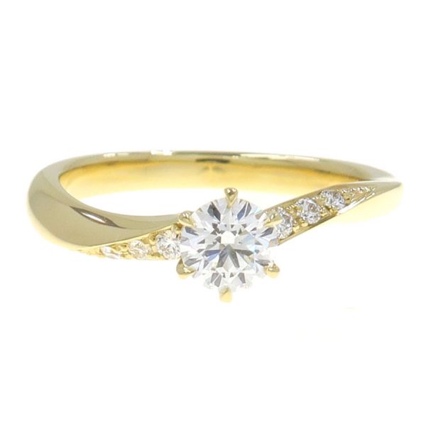 ラザール・キャプラン クーパーズダイヤリング/D0.28ct#7.5 【無料ギフトラッピング】【Aランク】【中古】