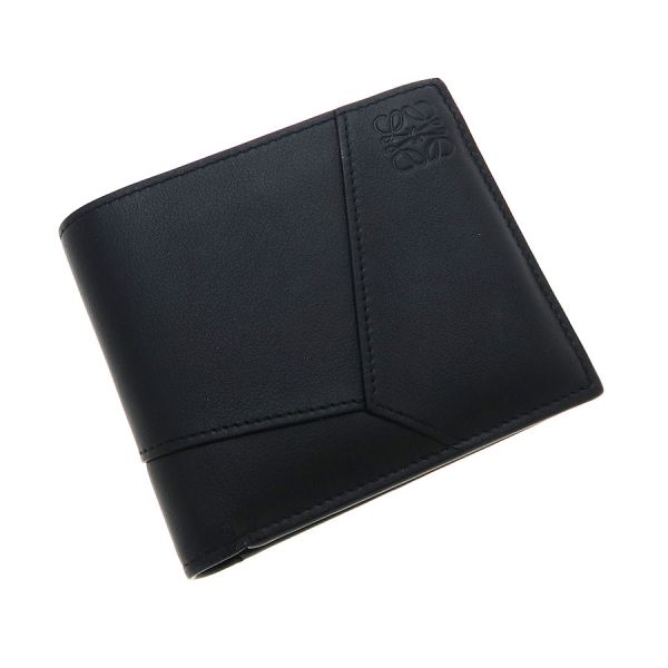 ロエベ 謎合わせ バイフォールド コインウォレット(クラシックカーフ)  11191186【A序列付ける】【中古】
