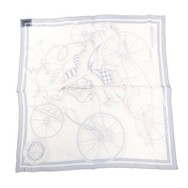 エルメス カレ45ガヴロッシュ･シルクモスリン 【Bランク】【中古】