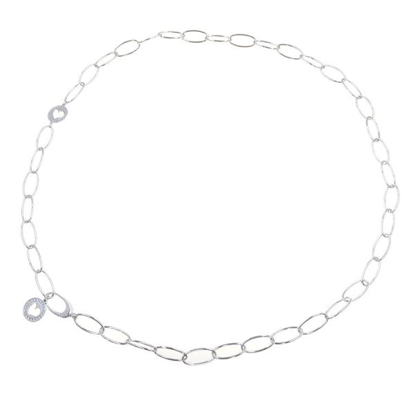 シャンテクレール　K18 WG ステーションダイヤチェーン シャンテクレール K18 WG ステーションダイヤチェーン 楽天市場】【緑