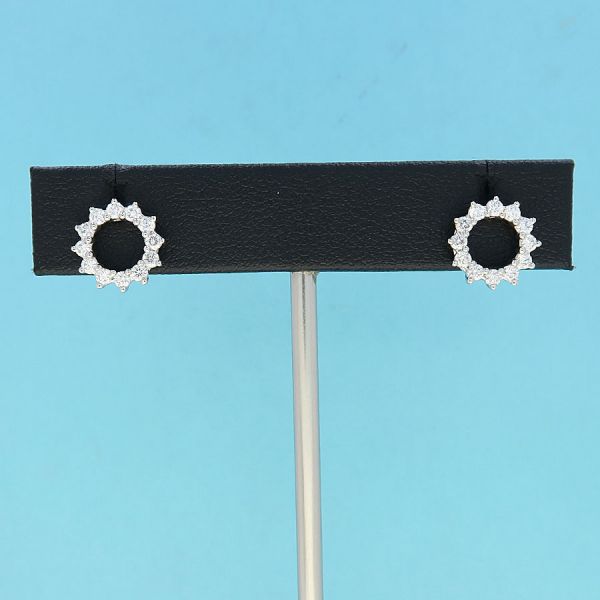 楽天市場】ティファニー オープン サークル Pt950 ダイヤ ピアス【美品