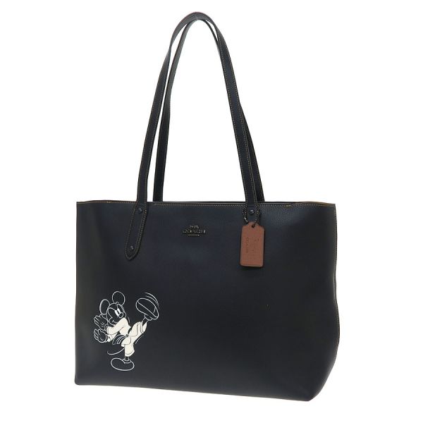 【未使用】ディズニー コーチ フィールドトート40 2way バッグ ミッキー 未使用】ディズニー コーチ フィールドトート40 2way バッグ