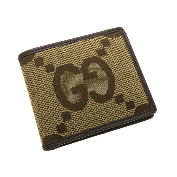 グッチ ジャンボGG･二つ折り紙入れ  699308【A序列付ける】【中古】