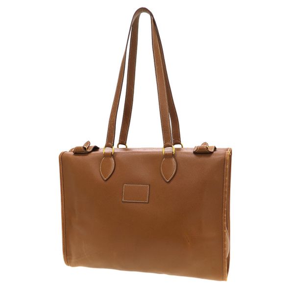 HERMES トートバッグ ベージュ/ブラウン HERMES エルメス ハンドバッグ トートバッグ フールトゥMM