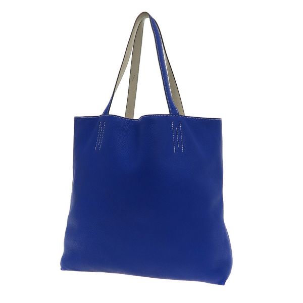 HERMES エルメス ドゥブルセンス36 ドゥブルサンス トートバッグ リバーシブル トゴ トリヨンクレマンス エタン ブルーエレクトリック □JO刻印 35016648_1.jpg