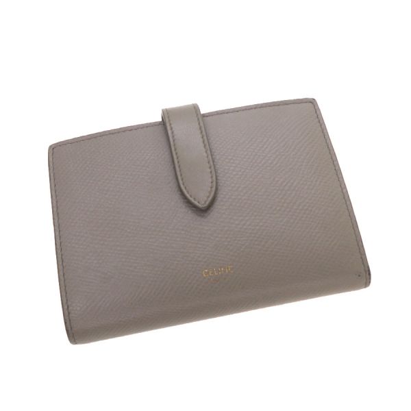 セリーヌ ミディアム ストラップ ウォレット 10B643【Bランク】【中古】