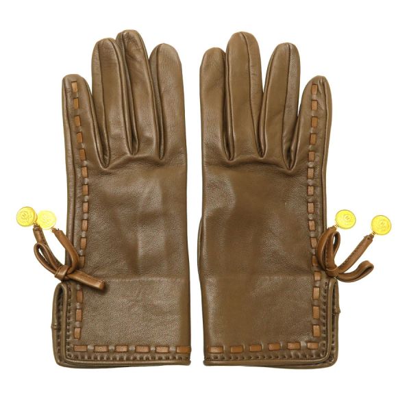 楽天市場】HERMES エルメス Hロゴ グローブ 革手袋 レザー ブラック 黒