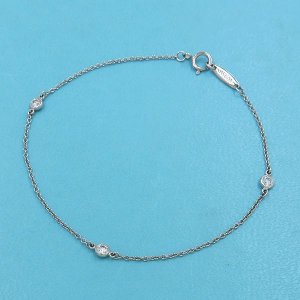 楽天市場】ティファニー バイザヤードブレスレット/ダイヤ3P/D0.09