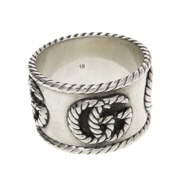 楽天市場】【グッチ】Gucci GGマーモント ラインストーン リング 指輪