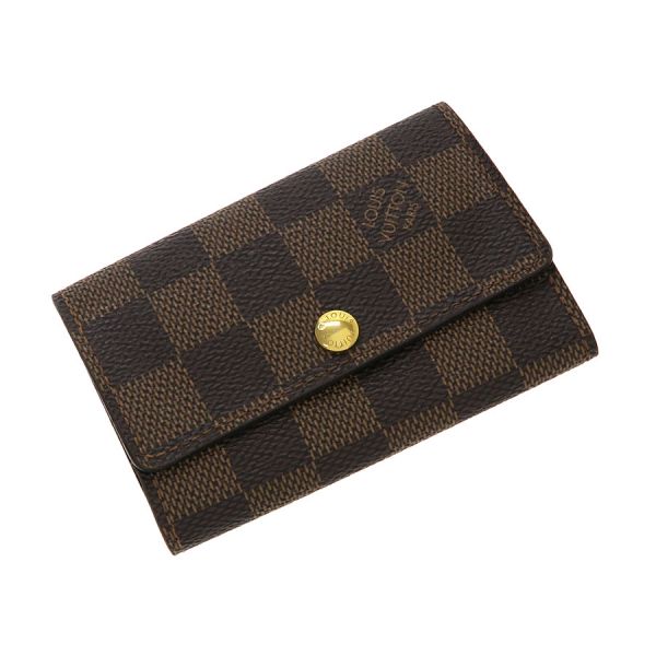 ルイヴィトン　LOUIS VUITTON ダミエ　キーケース　未使用キーリング付 楽天市場】【10%OFF】 ルイヴィトン キーケース ミュルティクレ4