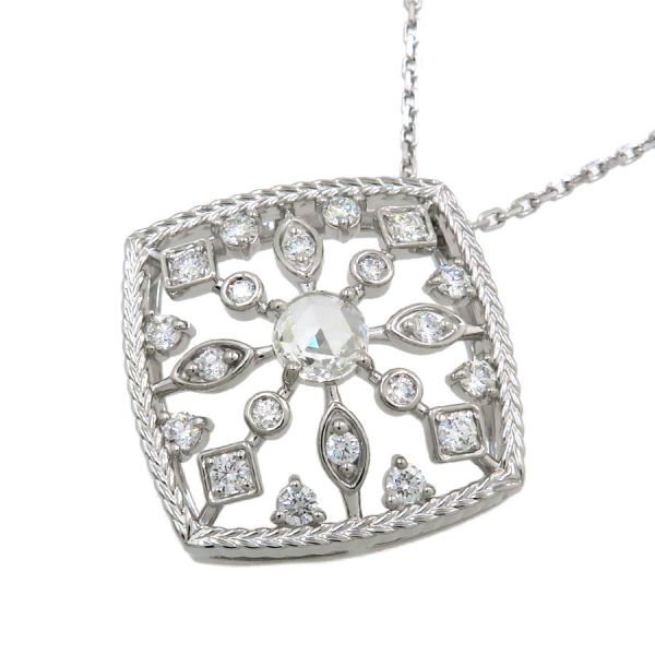 モニッケンダム ダイヤネックレス/ローズカット 【無料ギフトラッピング】【Aランク】【中古】