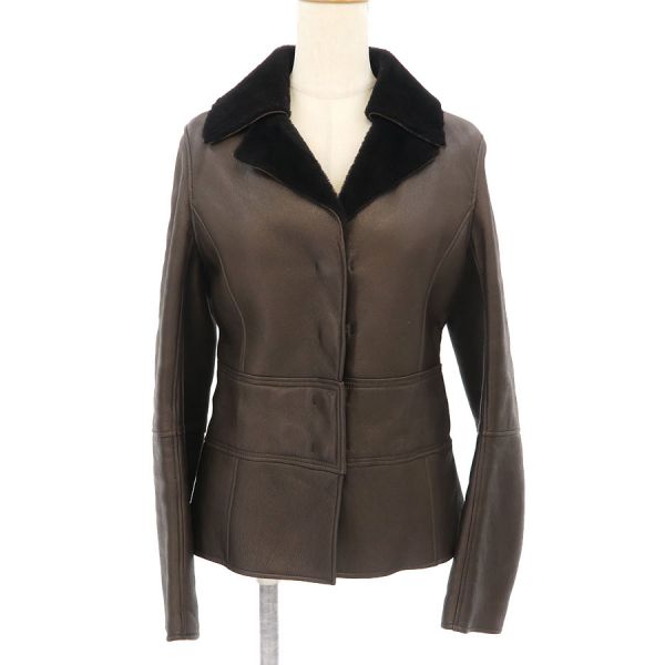 楽天市場】ロエベ レザー ジャケット ブラック レディース LOEWE