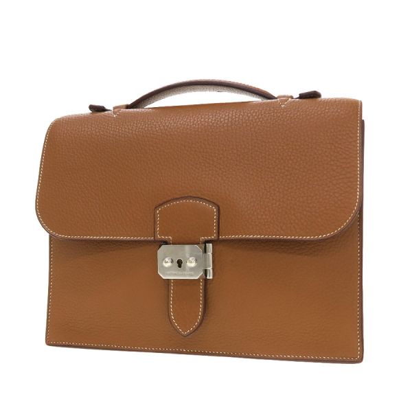 楽天市場】【緑屋質屋】エルメス サックアデペッシュ42cm ダブルベルト