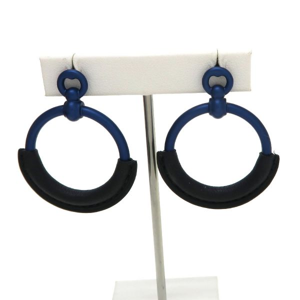 エルメス ピアス･ループPM アルミニウム 【Bランク】【中古】